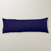 Marineblauw Wht Grieks Sleutel RND Lijst Initiaal  Lichaamskussen (Achterkant)