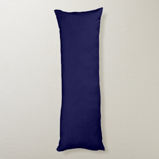 Marineblauw Wht Grieks Sleutel RND Lijst Initiaal  Lichaamskussen (Achterkant (Verticaal))