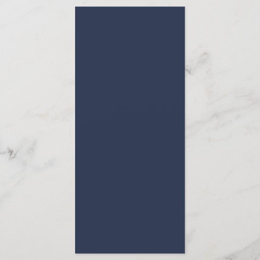 Marineblauw, Zilver, Blauw Grijs Menu (Achterkant)