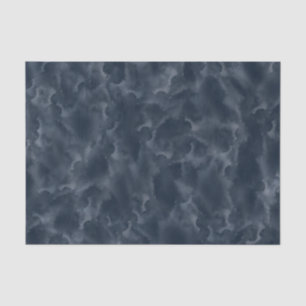 Marineblauwe Abstracte Aquarel Vlek Elegante Chic Tissuepapier