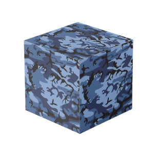 Marineblauwe Camouflage, Militair, Leger Kubus