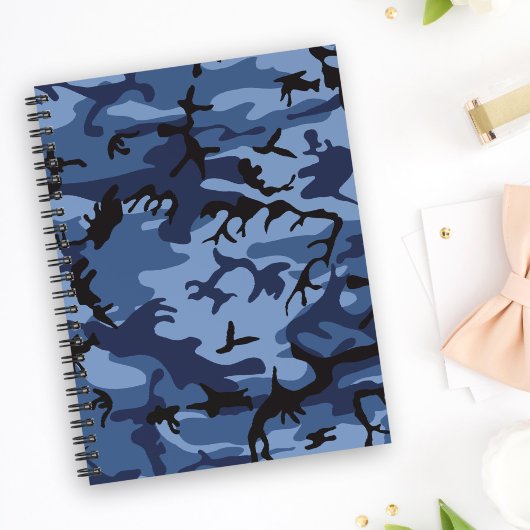 Marineblauwe Camouflage, Militair, Leger Notitieboek