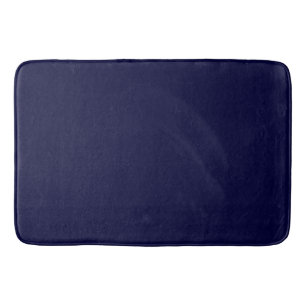 Marineblauwe effen kleur badmat