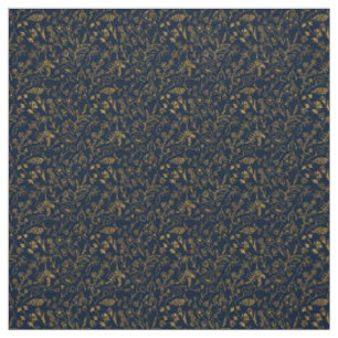 Marineblauwe Elegante Stof voor Naadloos Achtergro