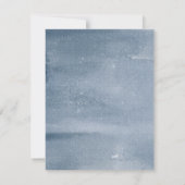 Marineblauwe & gouden rozen Save the Date (Achterkant)