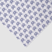  marineblauwe krab #1 tekening tissuepapier (Detail)