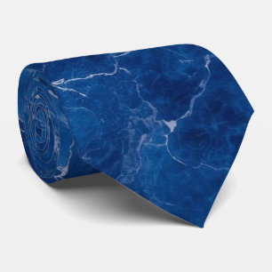 Marineblauwe marmeren das voor bruidsjonkers bedri