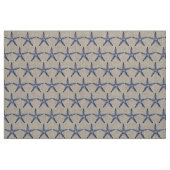  marineblauwtongmonogram kustlijn stof (Fat Quarter)