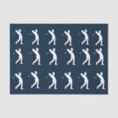 marinegolfers-silhouet tissuepapier (Voorkant)