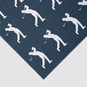 marinegolfers-silhouet tissuepapier (Detail)