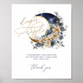 Marinegoud Over de maanluier loterij Poster (Voorkant)