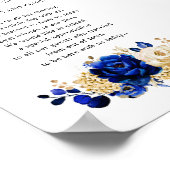 marinegoudbloemen poster (Hoek)