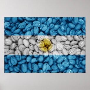 Marinekoffie van Argentinië Poster