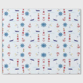 marinepapier cadeaupapier (Vlak)