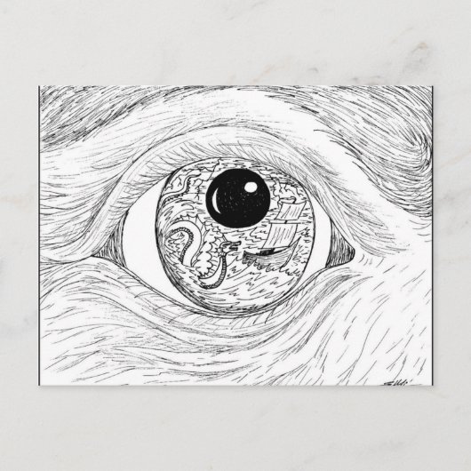 Mariner's oog briefkaart (Voorkant)