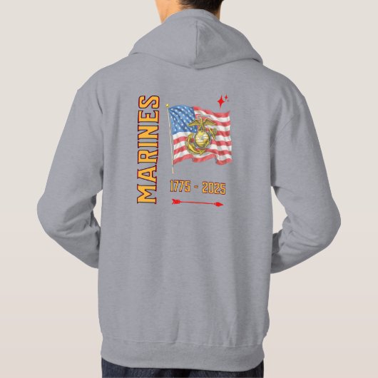 MARINES 1775 Sweat - shirt à capuche (Dos)