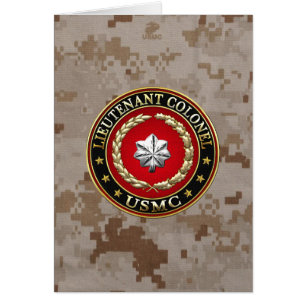 Marines américains : Lieutenant-colonel (lieutena