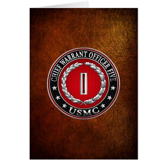 Marines des États-Unis : Adjudant-chef cinq (Adjud (Devant)