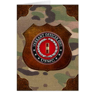 Marines des États-Unis : Adjudant un (USMC WO-1) [
