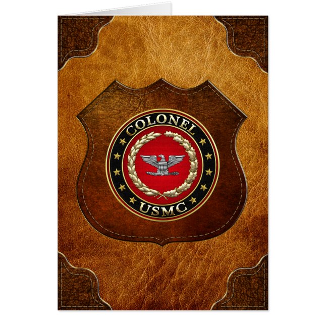 Marines des États-Unis : Colonel (USMC Col) [3D] (Devant)