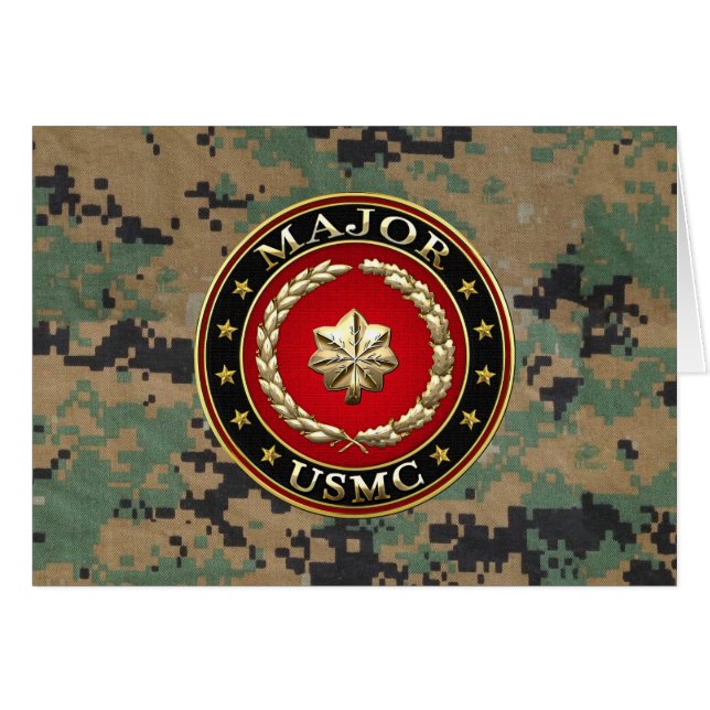 Marines des États-Unis : Major (major de l'USMC) [ (Devant horizontal)
