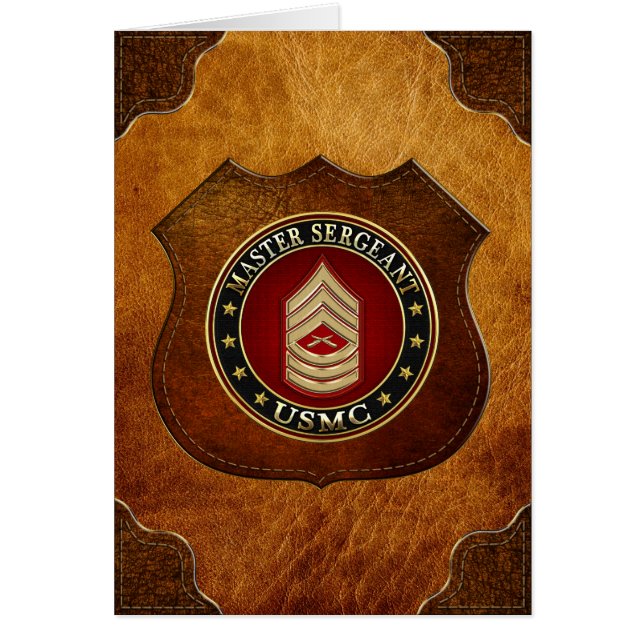 Marines des États-Unis : Sergent-maître (USMC MSgt (Devant)