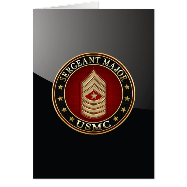 Marines des États-Unis : Sergent-major (SgtMaj de  (Devant)
