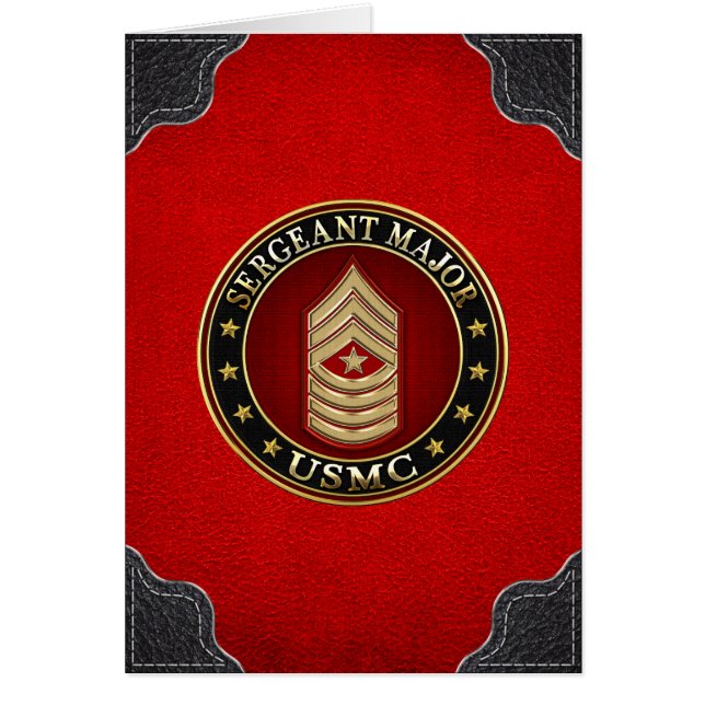 Marines des États-Unis : Sergent-major (SgtMaj de  (Devant)
