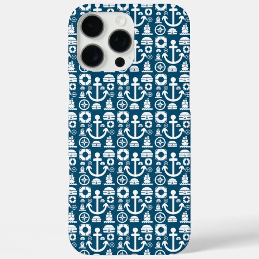 Marines Element zee patroon Case-Mate iPhone Case (Achterkant)