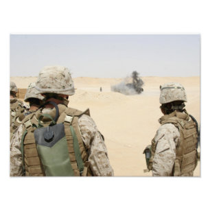 Marines en zeilors foto afdruk