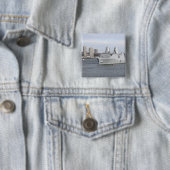 Marines en zweefgetouwen mannen de rails vierkante button 5,1 cm (In situ)