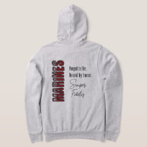 MARINES forgées en Sweat - shirt à capuche de zip