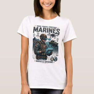 Marines overhemd t-shirt