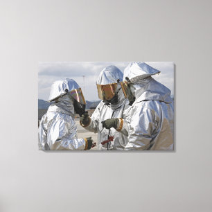 Marines van de gevechtsvliegtuigen van het vliegtu canvas afdruk