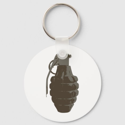 Marines van het Hand Grenade War Militaire Bomb Ar Sleutelhanger (Voorkant)