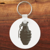 Marines van het Hand Grenade War Militaire Bomb Ar Sleutelhanger (Voorkant)