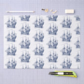 -marinesailingbakpatroon tissuepapier (Craft)