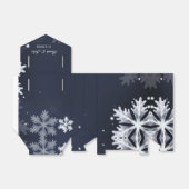 marinesbloemen bruiloft met waterverf bedankdoosjes (Uitgevouwen)