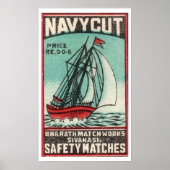  marineschip poster (Voorkant)