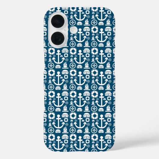 Marinesoldaat Element zee patroon Case-Mate iPhone Case (Achterkant)
