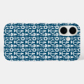 Marinesoldaat Element zee patroon Case-Mate iPhone Case (Achterkant (horizontaal))