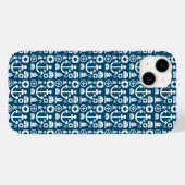 Marinesoldaat Element zee patroon Case-Mate iPhone Case (Achterkant (horizontaal))