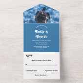 marinesurroodschildpad all in one uitnodiging (Binnen)