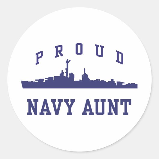 marinetante ronde sticker (Voorkant)