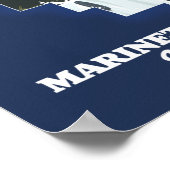 Marinette County Wisconsin map Poster (Hoek)