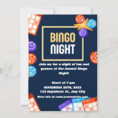 Marinewit Bingo Night Feest Uitnodiging (Voorkant)