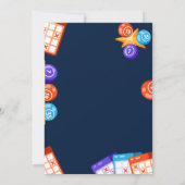 Marinewit Bingo Night Feest Uitnodiging (Achterkant)