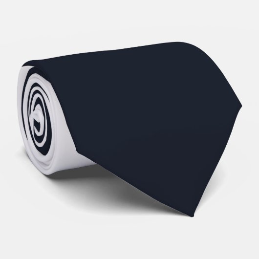 marinewit zweifarbig two-tone - dunkelblau-weiß stropdas (Opgerold)