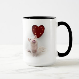 Marinez la tasse de coeur de porc