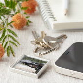 Mariniers die geweren schieten sleutelhanger (Zijkant)